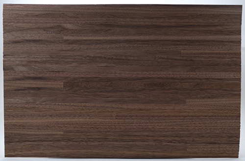 Dollhouse Miniature Wood Floor, Dark 3/8" wide boards, 11X17